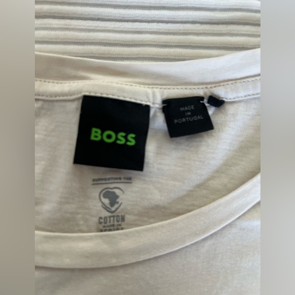 hugo boss t shirt Men’s Large Logo Cotton - Picture 4 of 11